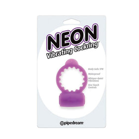 NEON Vibrating Cockring - Purple