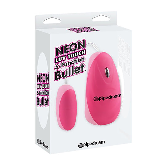 NEON LUV TOUCH 5-Function Bullet - Pink