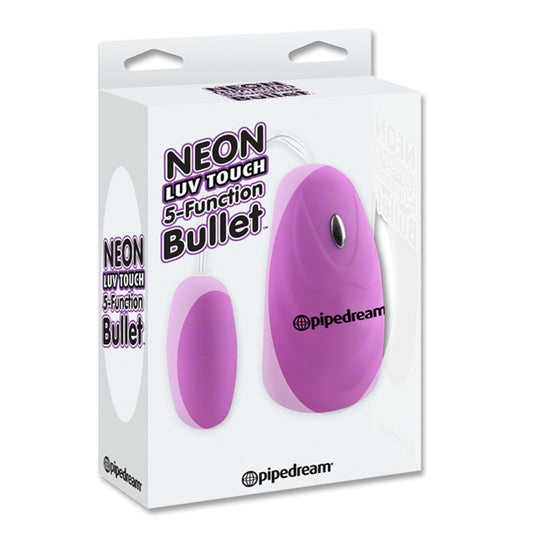 NEON LUV TOUCH 5-Function Bullet - Purple