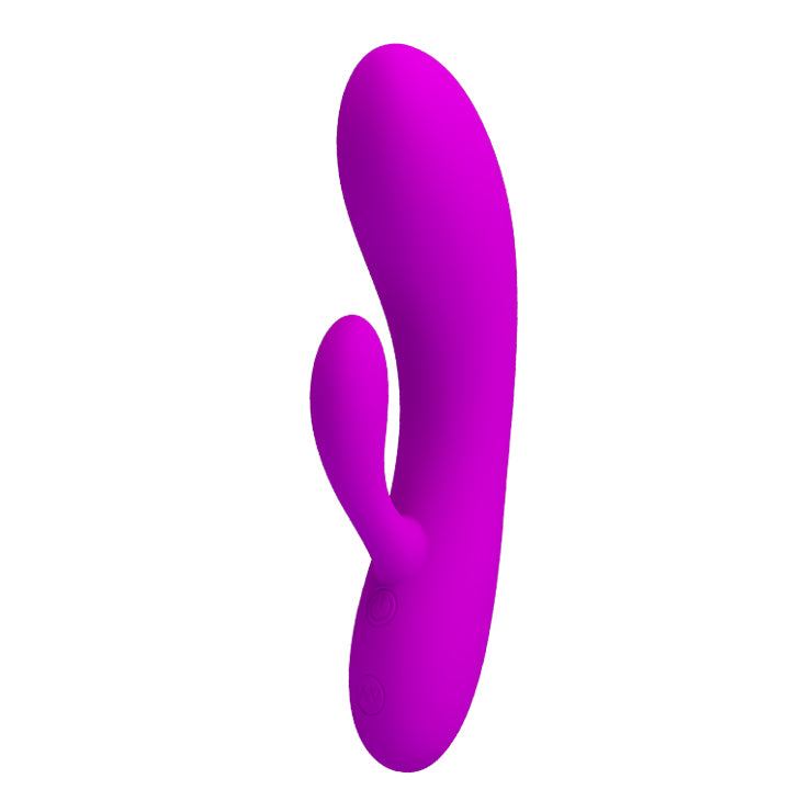 Pretty Love Alvin Sleek Silicone Rabbit Vibe - Purple