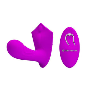 Pretty Love Willie Remote Control G-Spot Massager - Purple