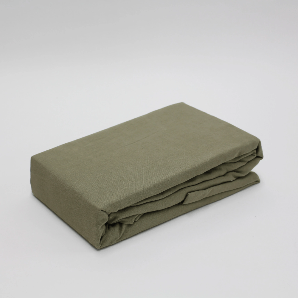 Camden Co. French Flax Linen Flat Sheet - King Size