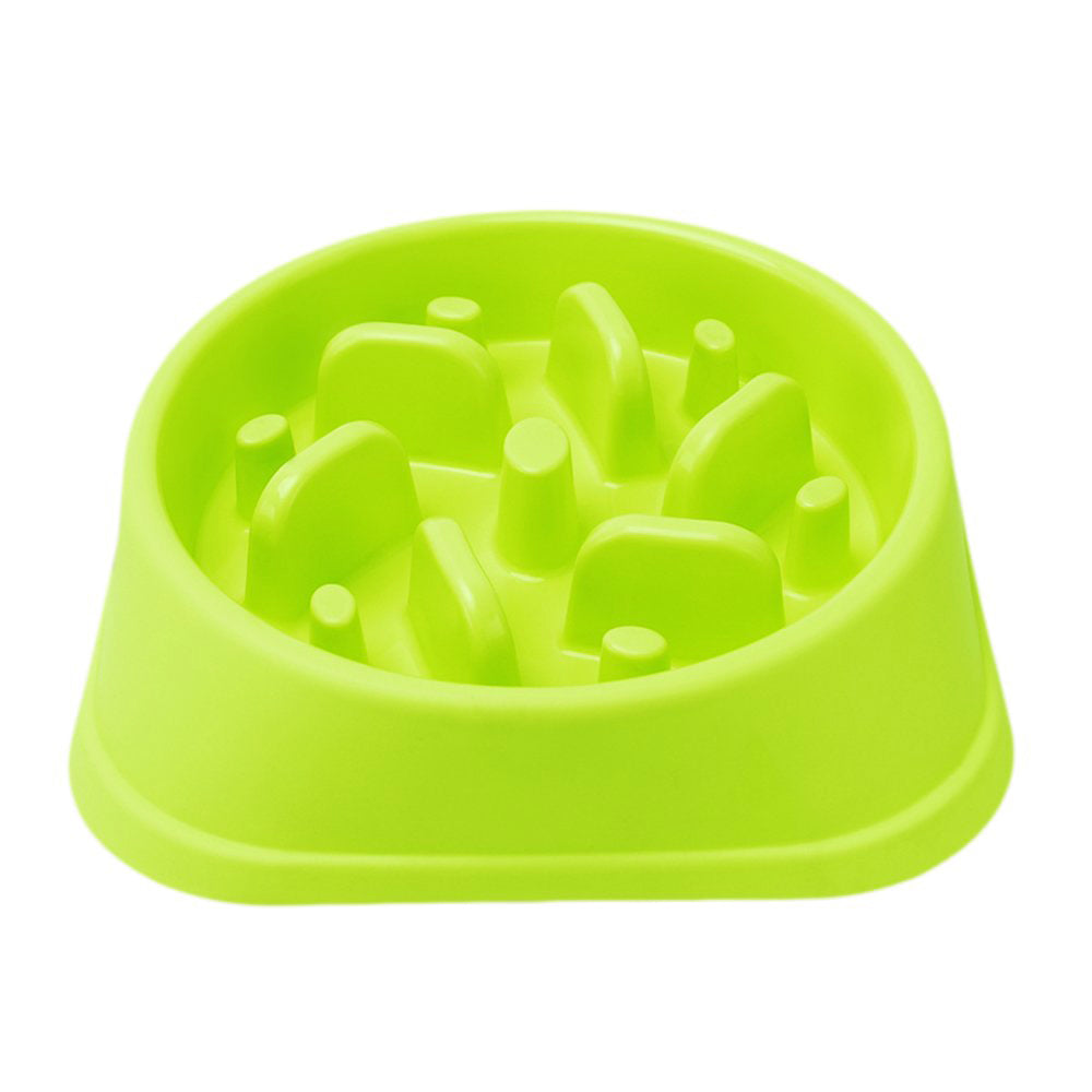 Dog Feeder Slow Eating Pet Bowl