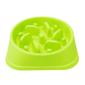 Dog Feeder Slow Eating Pet Bowl