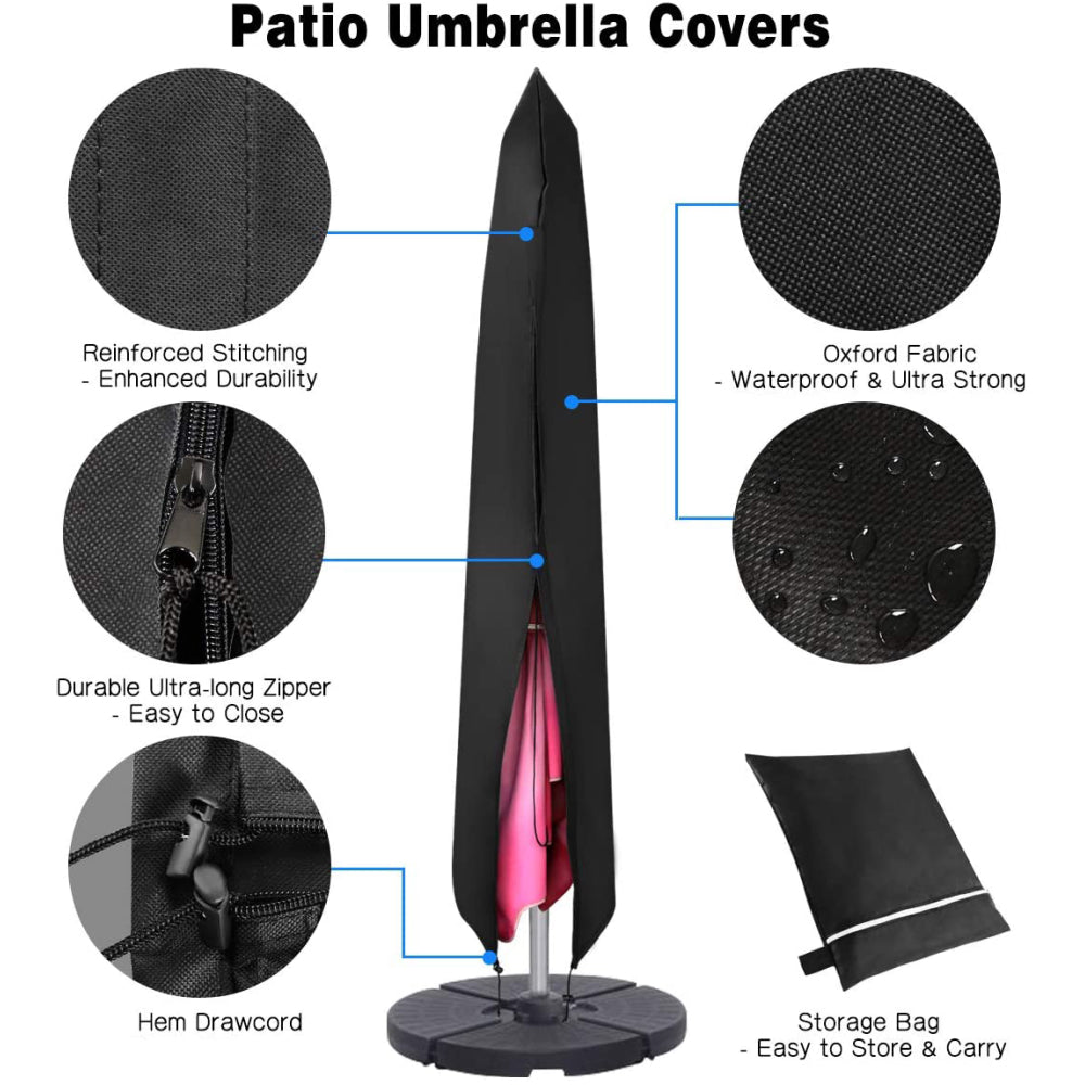 265cm Outdoor Patio Umbrella Cover