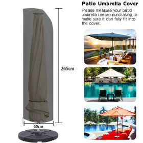 265cm Outdoor Patio Umbrella Cover