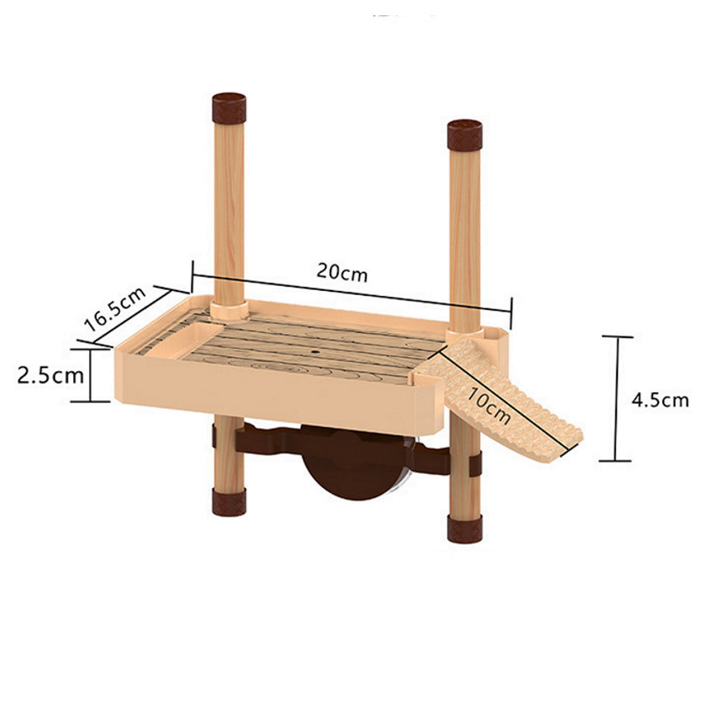 Turtle/Frog Pier Decorative Floating Basking Platform