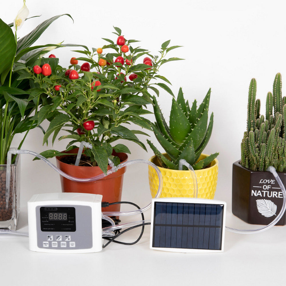 Solar Powered Automatic Digital Timer Watering System - Single Pump