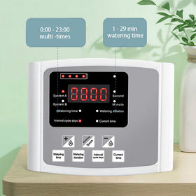 Solar Powered Automatic Digital Timer Watering System - Double Pump