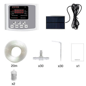 Solar Powered Automatic Digital Timer Watering System - Double Pump