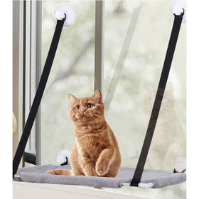 Single Layer Suction Cup Cat Window Perch Hammock