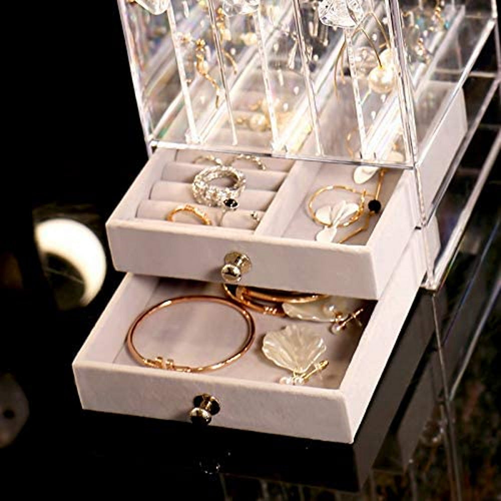 3 Slots Acrylic Earring Holder and Jewelry Organizer Brands