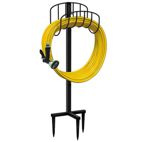 Manger Style Metal Garden Hose Stand