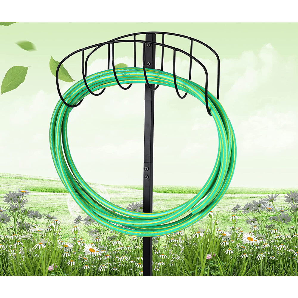 Manger Style Metal Garden Hose Stand