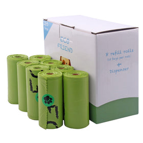 120 Biodegradable Poop Bags with Dispenser