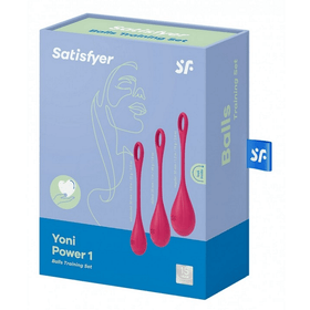 Satisfyer Yoni Power 1 Balls Training Set - Red