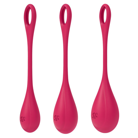 Satisfyer Yoni Power 1 Balls Training Set - Red