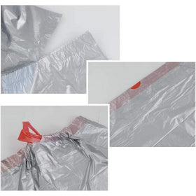 120pc Drawstring Trash Bags - Gray (45x50 cm)