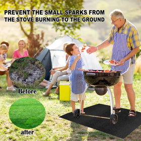 Reusable Under the Grill Protective Deck/Patio Mat