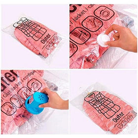 2pk Hanging Vacuum Bag Clothes Storage Cover - 67x90 cm