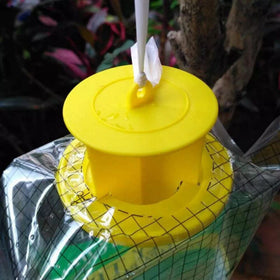 2pk Hanging Fly Trap Disposable Fly Catcher Bag