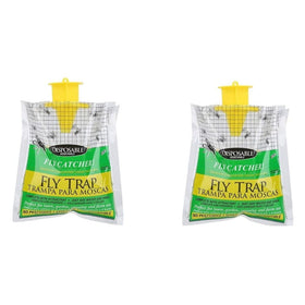 2pk Hanging Fly Trap Disposable Fly Catcher Bag