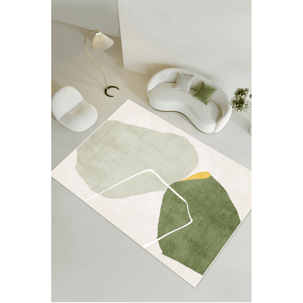 Semi-Sun Modern Abstract Non-Shedding Area Rug - 120cm x 160cm