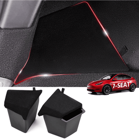 Tesla Model Y Rear Trunk Organizer Storage Boxes with Lids