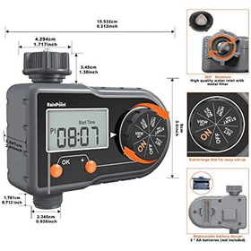 Sprinkler Timer Programmable Automatic/Manual Irrigation System