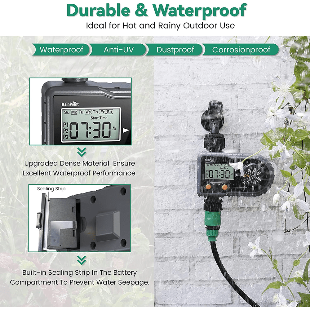 Sprinkler Timer Programmable Automatic/Manual Irrigation System