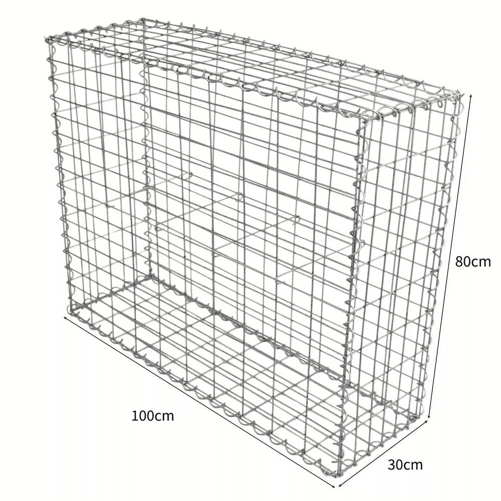 Gabion Baskets Garden Mesh Cages Wire Stone