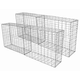 Gabion Baskets Garden Mesh Cages Wire Stone