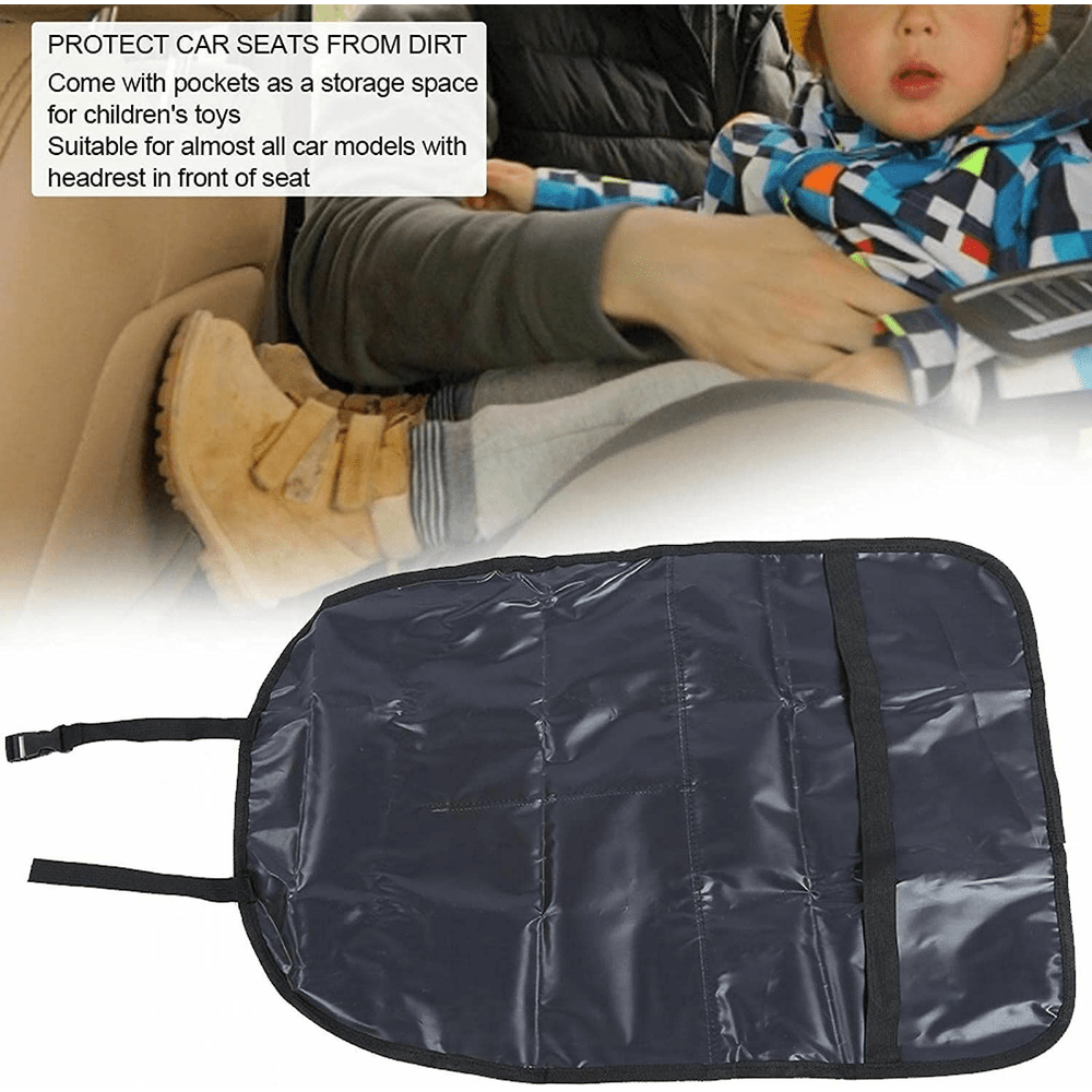 2pk Car Kick Mats Back Seat Protector for Kids