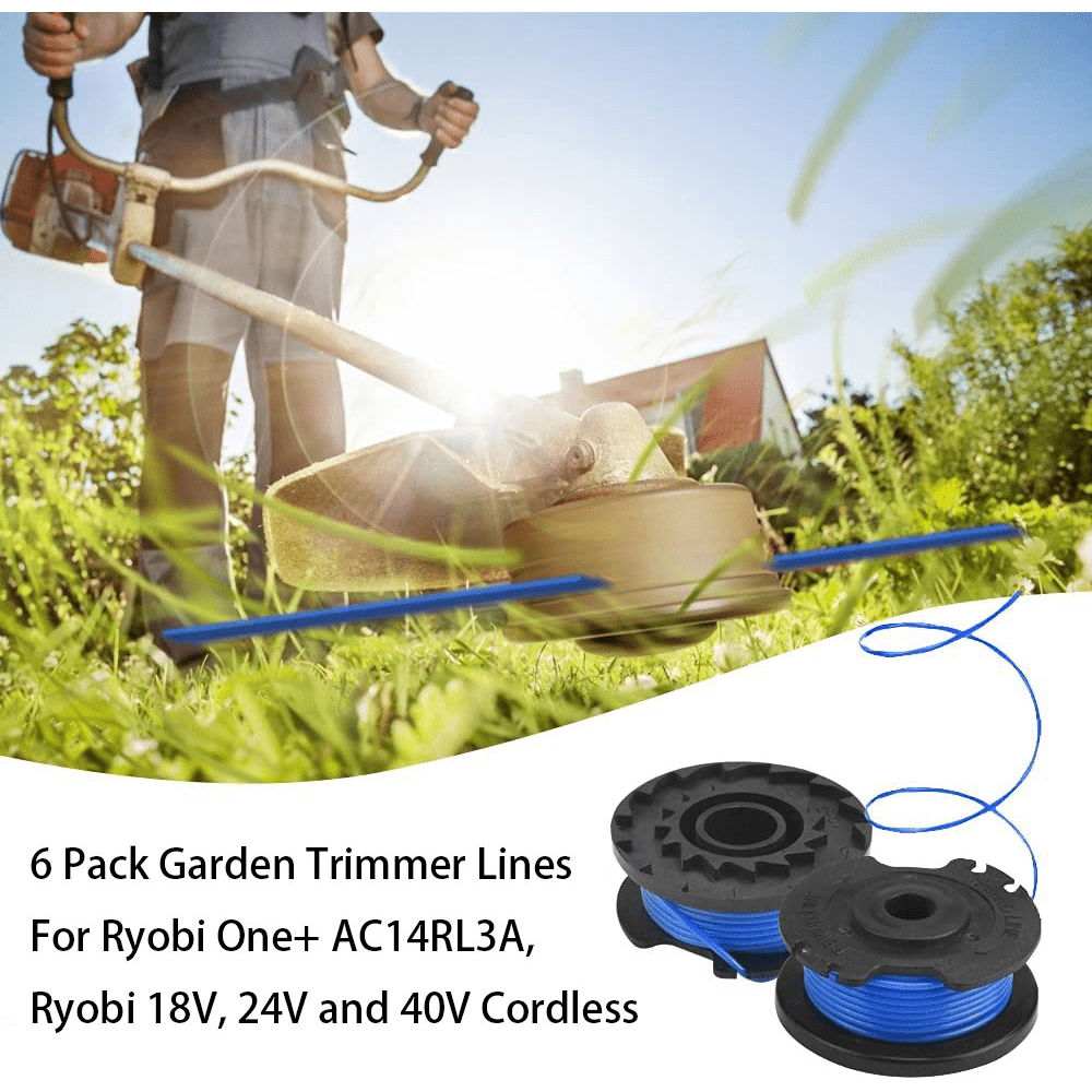 6pk Replacement Strimmer Spools