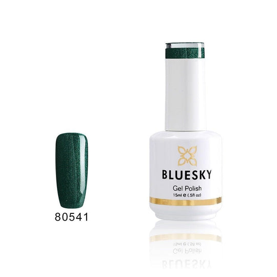 BLUESKY Gel Polish 15mL - Dark Green Sparkle