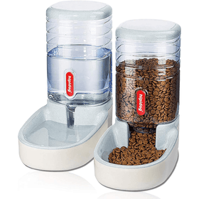 3.8L Auto Food Feeder and Water Dispenser Set