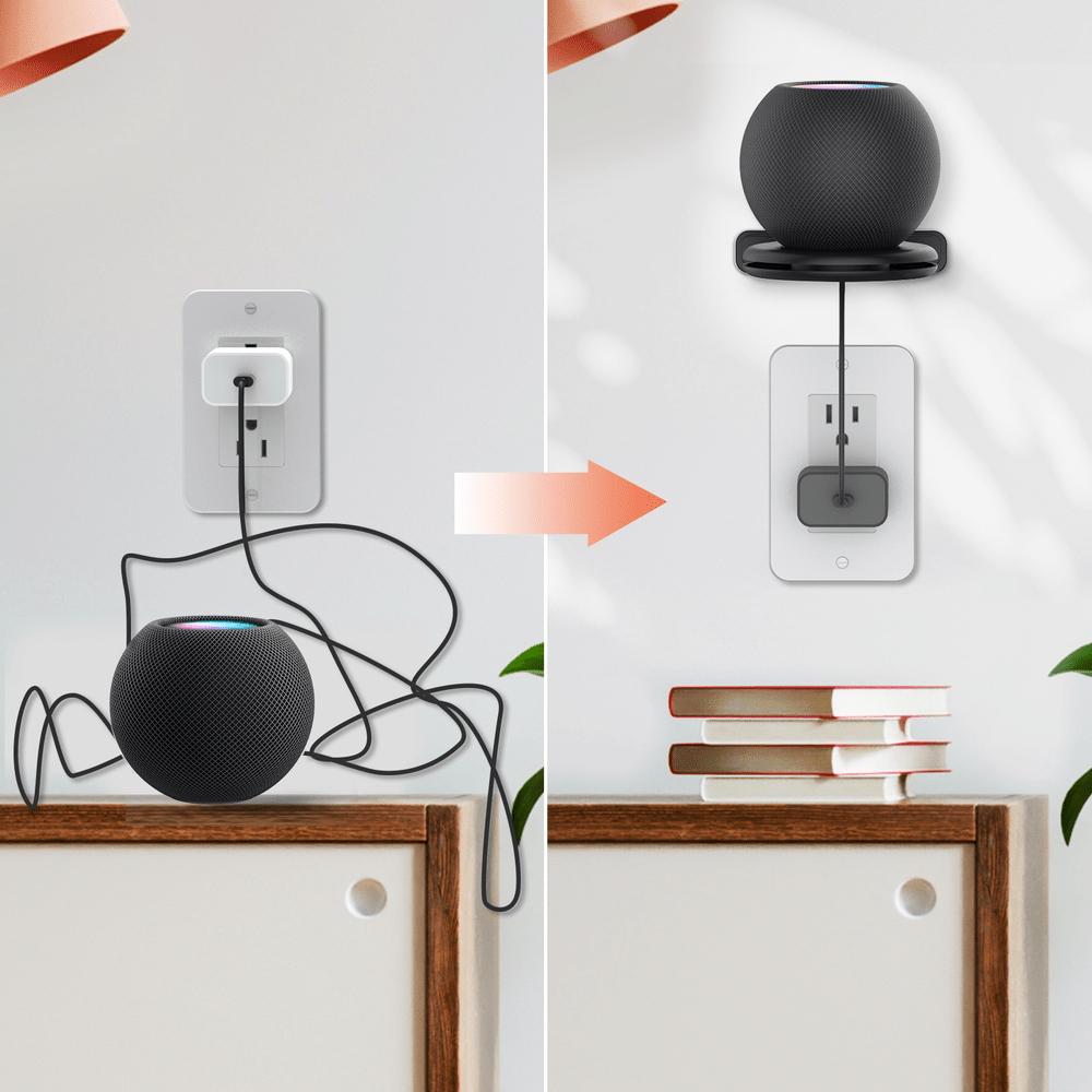 Wall Mount Holder for HomePod Mini - Black