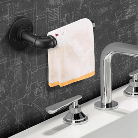 Industrial Pipe Toilet Paper Holder