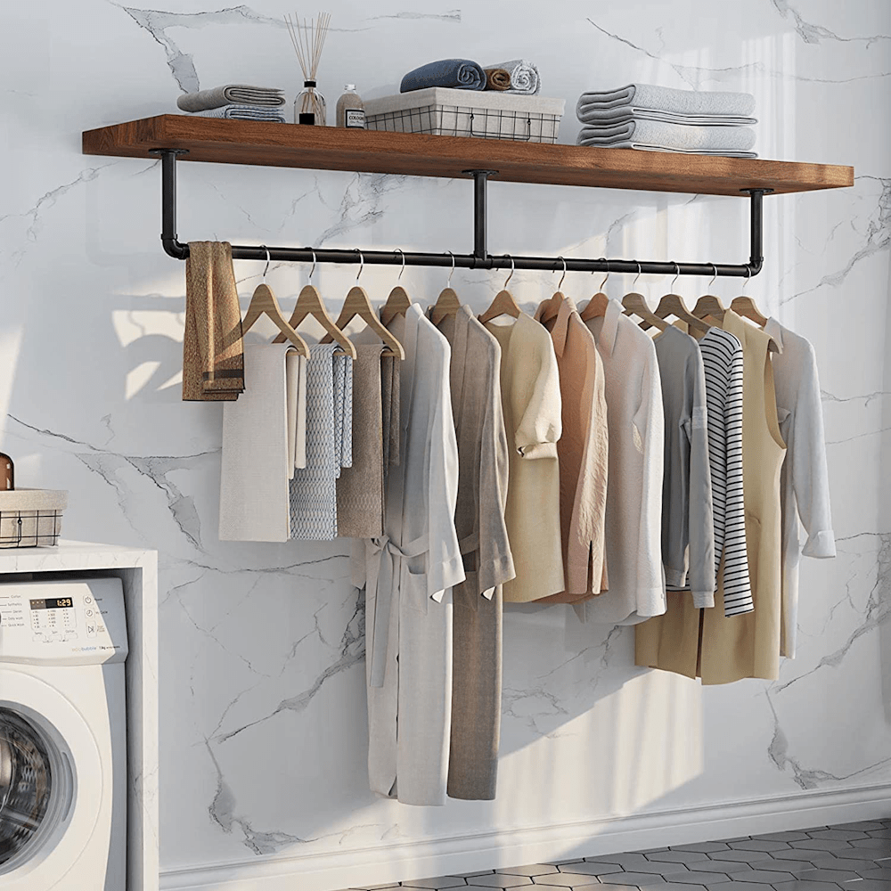 Industrial Pipe Clothes Rack - 170cm