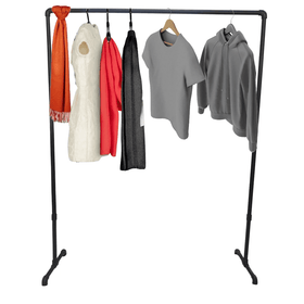 Industrial Pipe Clothing Rack - 116x148 cm