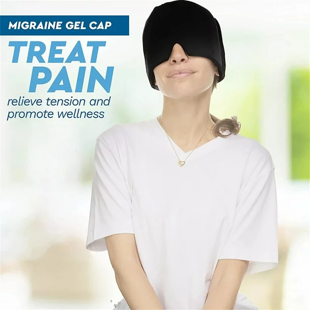 Gel Ice Headache Relief Cap