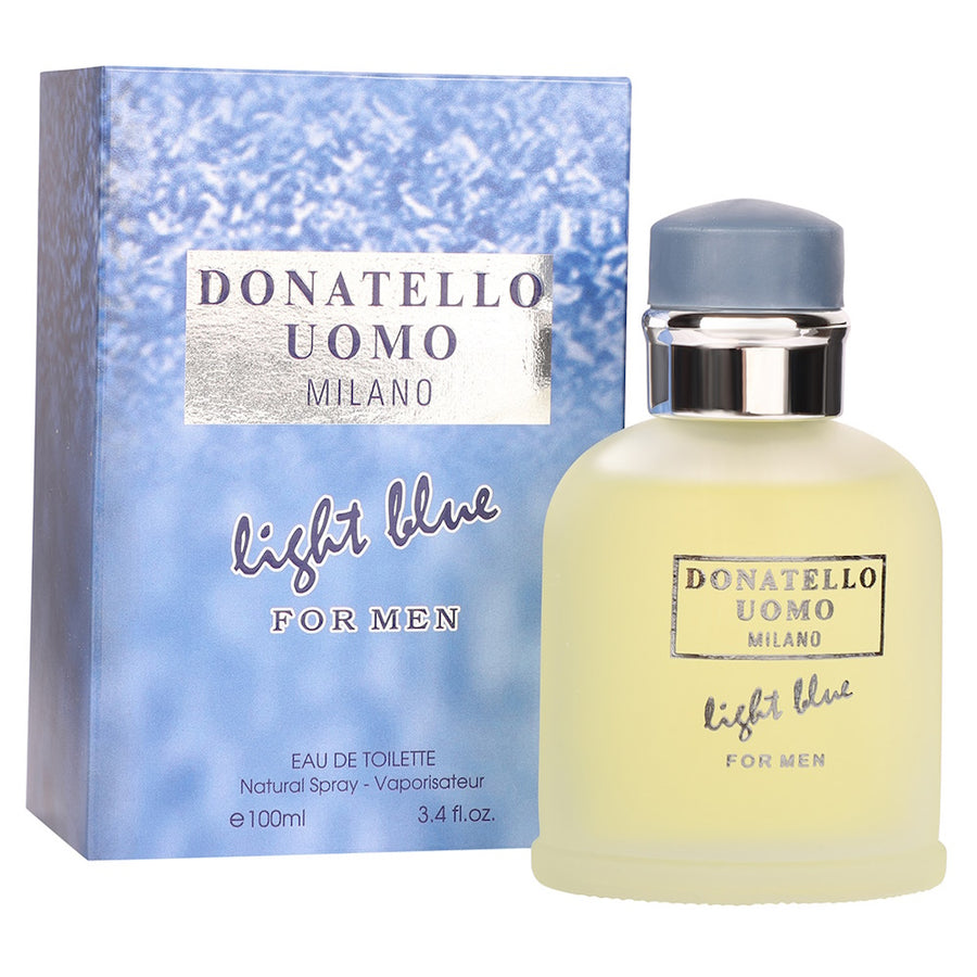 Donatello Uomo Milano Light Blue for Men Cologne Fragrance 3.4 floz 100ml  EDT