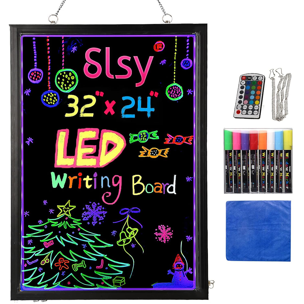 40x60 cm LED Message Writing Board with Built-in Battery