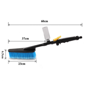 Car Washing Brush with Hose Attachment and Soap Dispenser