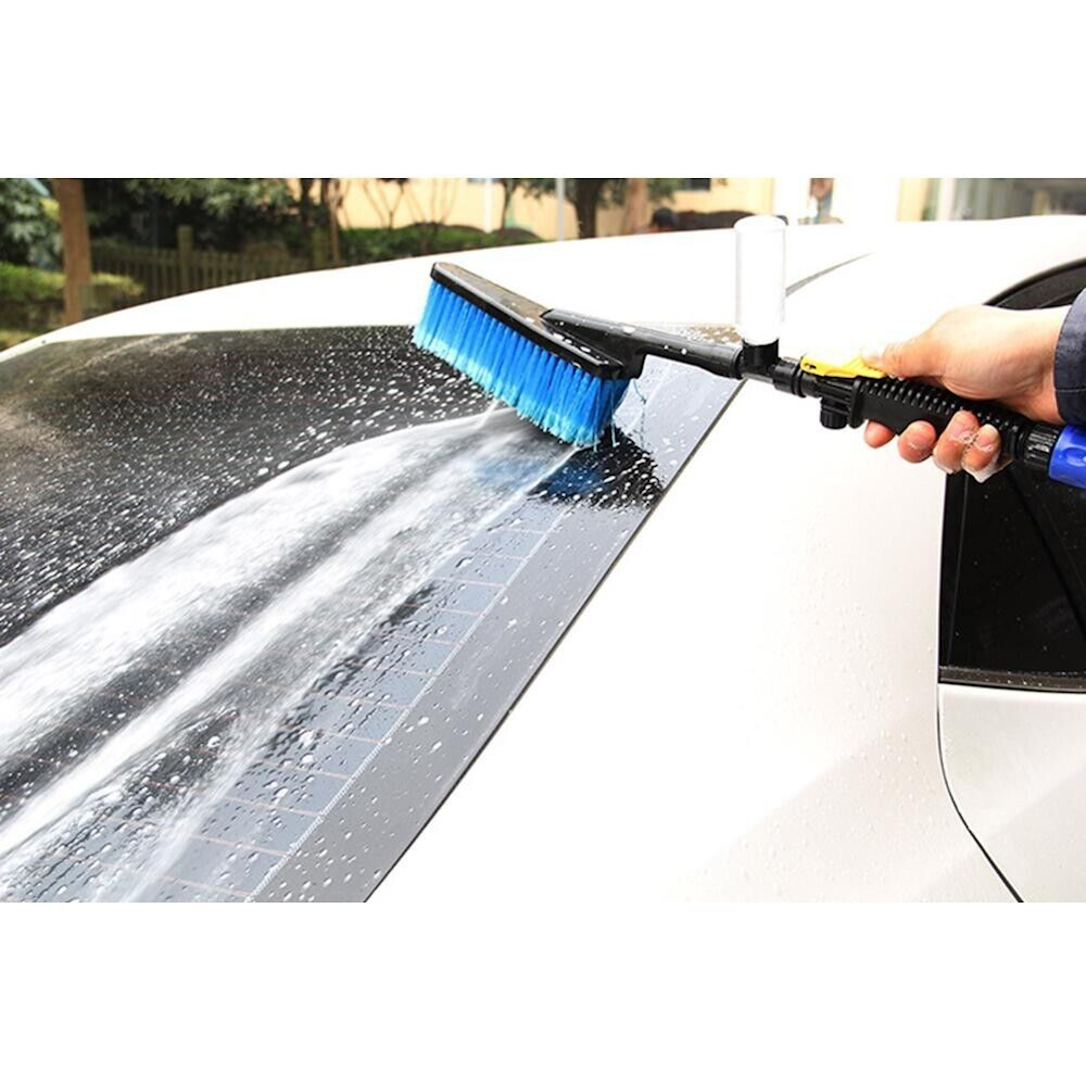 Car Washing Brush with Hose Attachment and Soap Dispenser