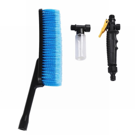 Car Washing Brush with Hose Attachment and Soap Dispenser