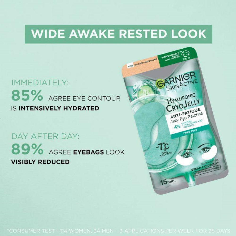 GARNIER SkinActive Hyaluronic CryoJelly Anti-Fatigue Eye Patches