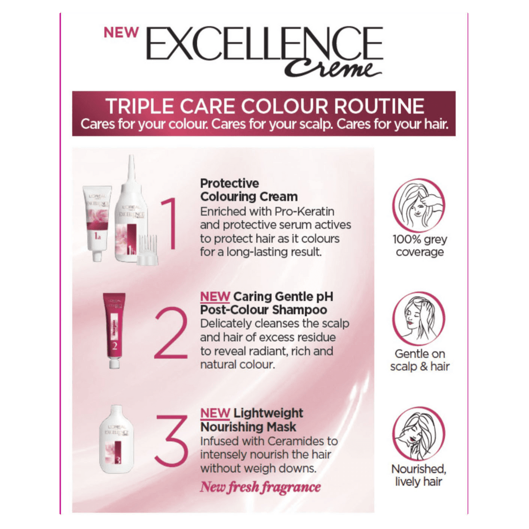 L'Oréal Paris Excellence Creme Hair Colour - 5 Natural Brown